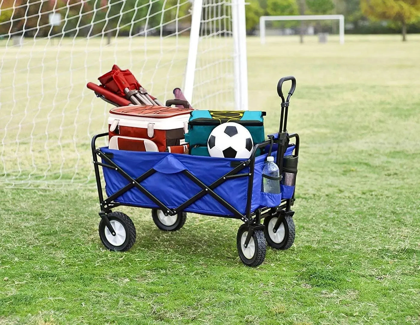 Foldable Utility Wagon – Black : عربة تخزين قابلة للطي – أسود