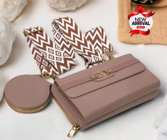 Imported Zipper Wallet with Digital Belt Shoulder Bag