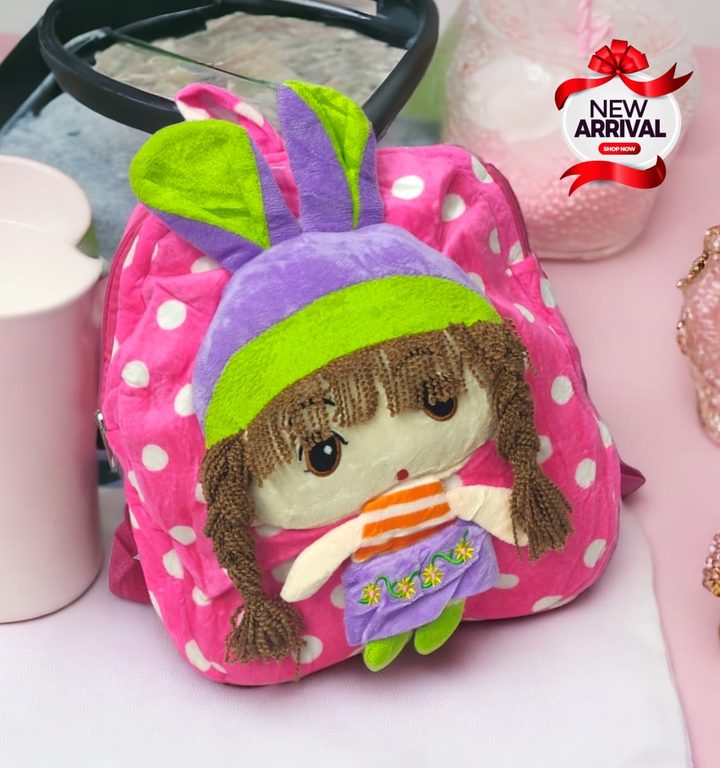 Imported 3D Beautiful Girls Backpack for Kids