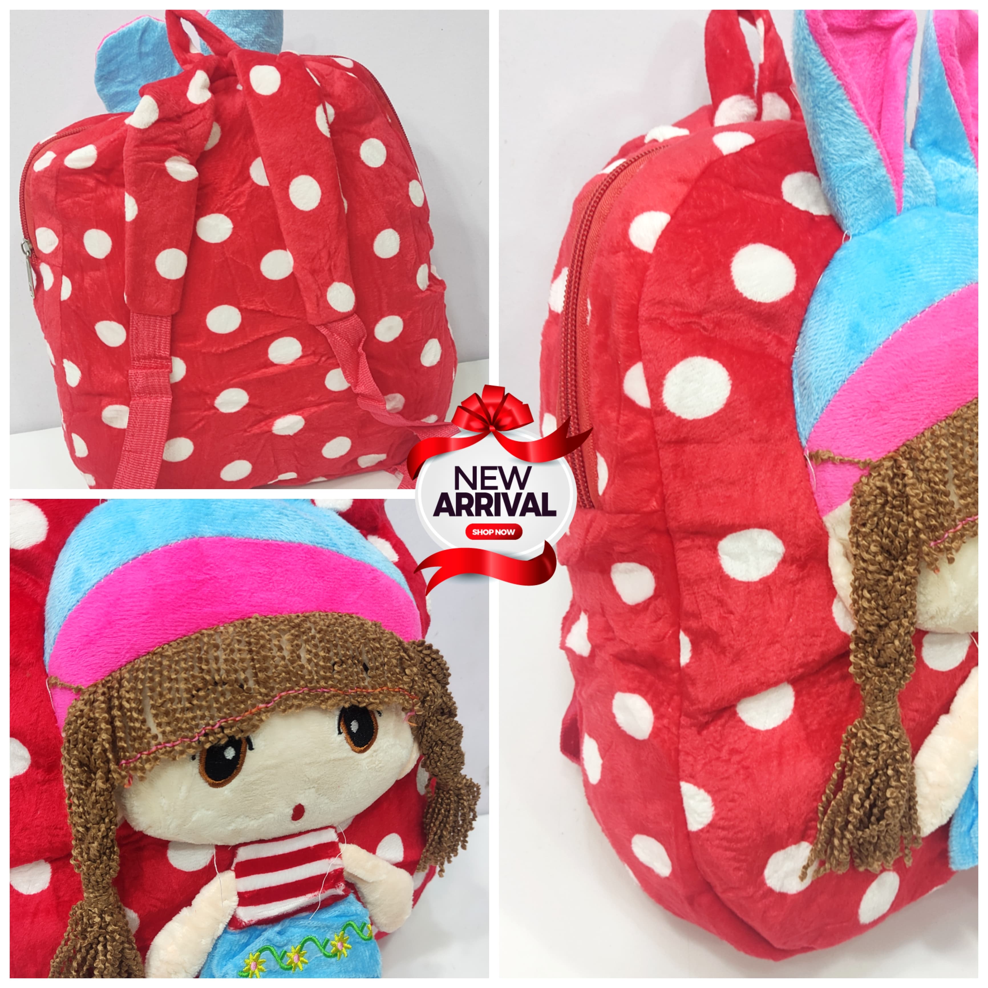 Imported 3D Beautiful Girls Backpack for Kids